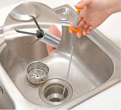 Kitchen Drain Unclogging Tool