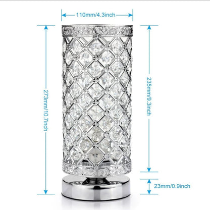 LED Modern Touch Decorative Lamp in Pink Crystal Design