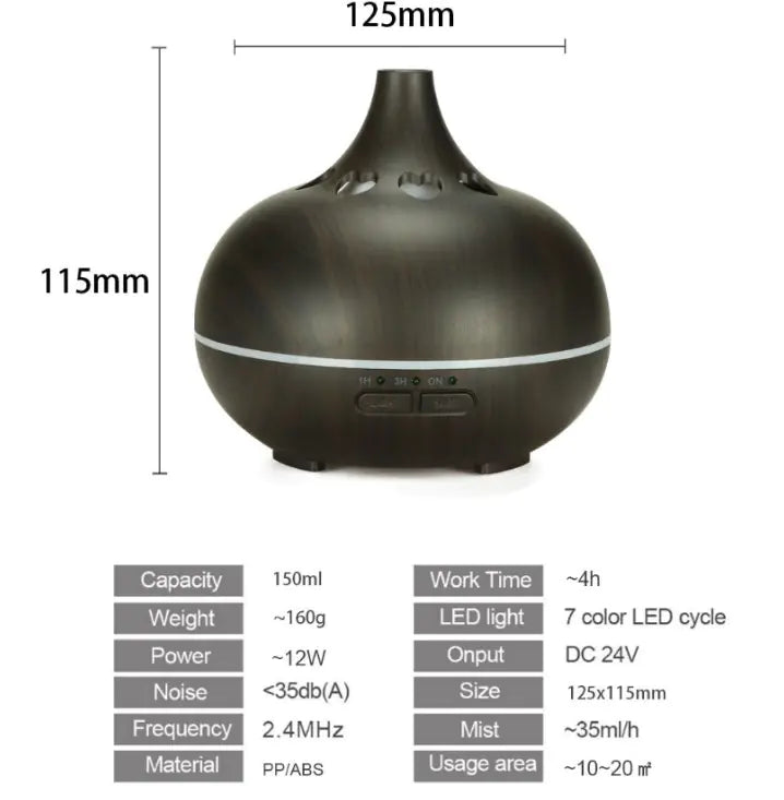 Ultrasonic Aroma Diffuser and Air Purifier Humidifier
