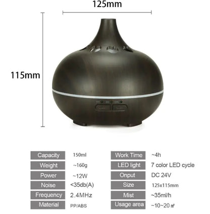 Ultrasonic Aroma Diffuser and Air Purifier Humidifier