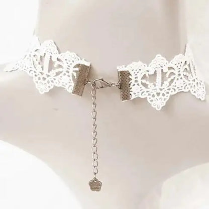 The Touch Of Vintage Victorian Style Crochet Necklace and Bracelet Set
